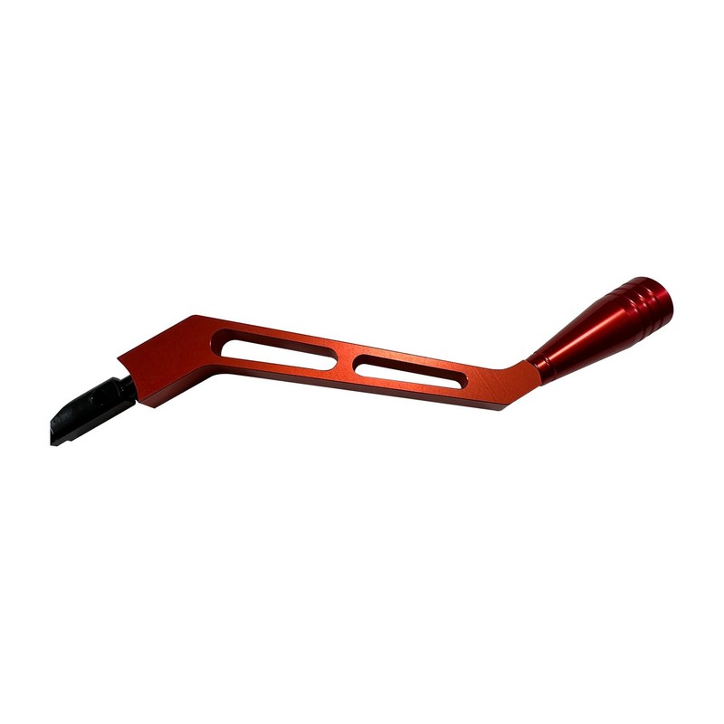 IBESTWOLF Red Billet Aluminum Shifter Turn Signal Lever Hazard Tilt