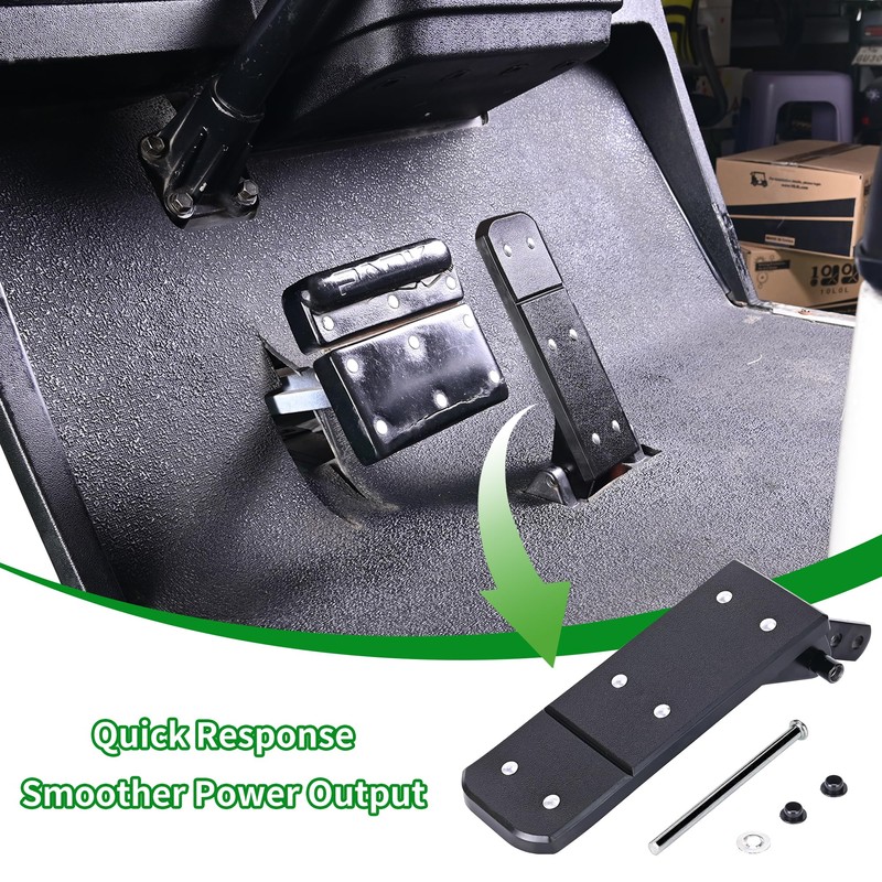 10L0L Golf Cart Accelerator & Brake Pedal Pad Kit Compatible