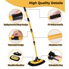 anngrowy 56.7" Car Wash Brush Mop Kit Mitt Sponge with