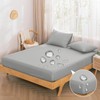 Vallein Full Waterproof Fitted Sheet, Waterproof Sides, Adult Bedwetting, Elderly/Nursery,