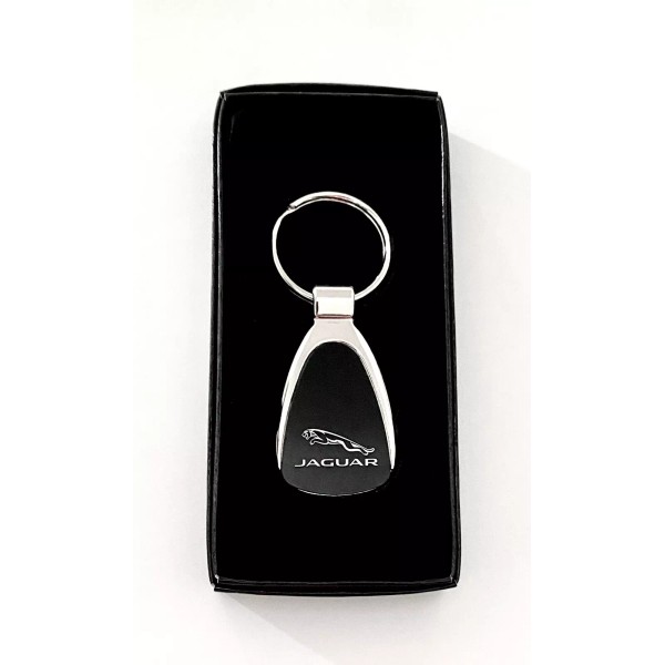 Au-TOMOTIVE GOLD Jaguar Keychain & Key Ring – Chrome with