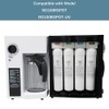ROPOT 4-Pack Replacement Filter Set Compatible with Bluevua RO100ROPOT RO100ROPOT-UV