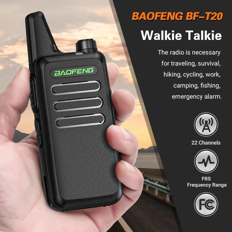 Walk Talk Radio Communicator Baofeng Bf T20