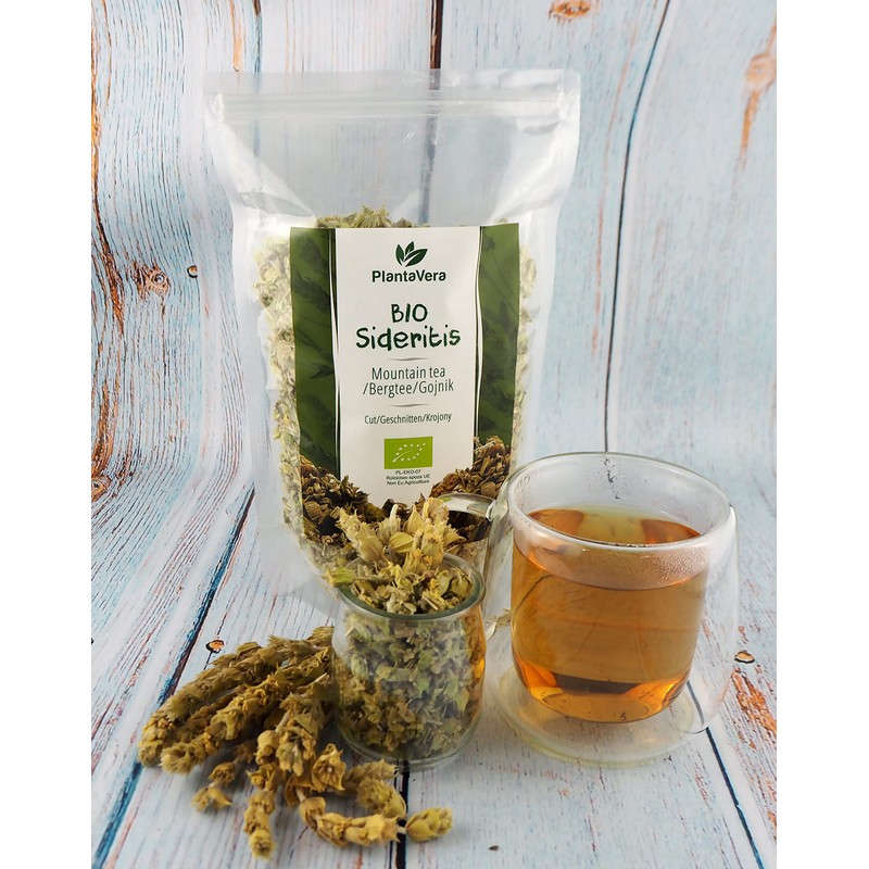 Organic Sideritis, Mountain Tea BIO, Ironwort Cut Flowers, Sideritis scardica