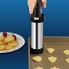 Stainless Steel Decorating Gun Cookie Biscuits Hand-Pressed Biscuit Machine Household
