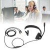 3.5mm Monaural Headset 3 Section Dual 3.5mm Plug PC Business