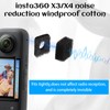 6 Pcs Microphone Wind Muff for Insta 360 X4 /