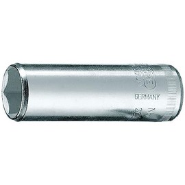 ゲドレー(Gedore) 6角ソケット7mm 差込角6.35mm ロングタイプ 6191910