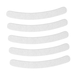 Healeved 5pcs Nail Drill Sanding Bands 100/180 Curve for Nail Art Eva Nail File Buffer Set Professional Manicure Tools Size 7x0.8x0.2inch Suitable for Natural Artificial Nails Random