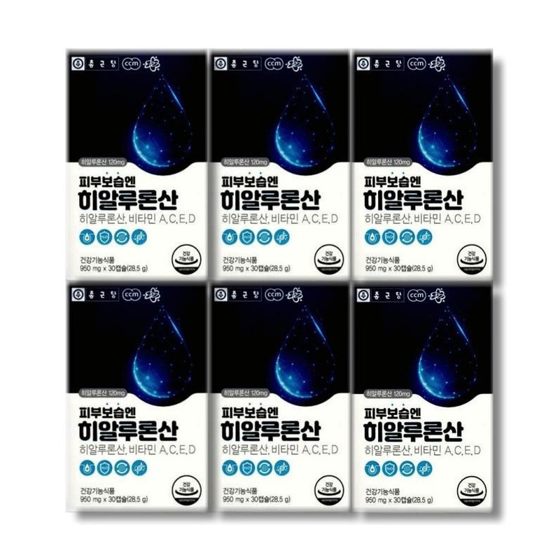 Chong Kun Dang Health Skin Moisturizing Hyaluronic Acid 950mgx30 Capsules