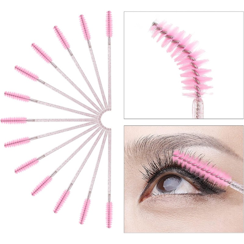Tbestmax 400 Spoolies Varita de máscara y cepillo de labios