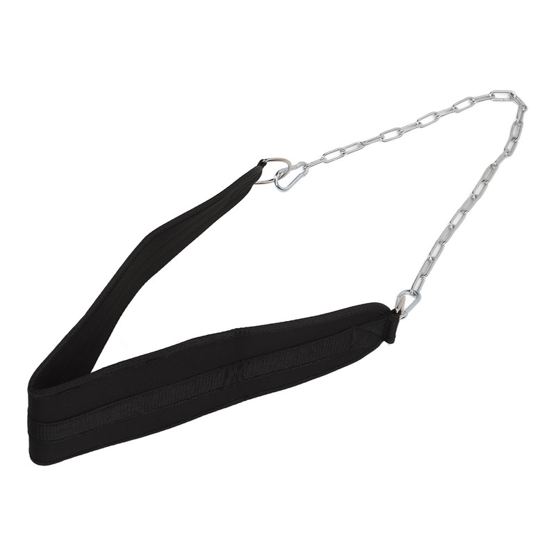 Weighted Dip Belt Adjust Chain Nylon Strap Strength Training Weightlifting