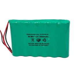 DSC IMPASSA 9057 Battery 6PH-H-4/3A3600-S-D22 7.2v 3600mAh Ni-MH Wireless Security System ADT SCW9057G-433