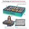 Onlyeasy Sturdy Under Bed Shoe Storage Solution Organizer For Closet