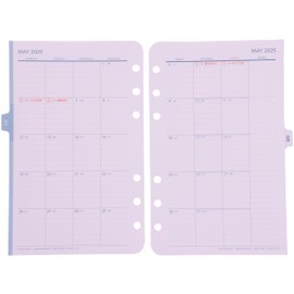 Franklin Planner Refill Kit, Week of Spreading, Begins January 2025, 12 Months Edition, Compact Size 86355
