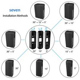 OkeMeeo Adjustable Mount for Blink Video Doorbell - Angled (30°+15°L/R+5°Up/Down) Corner Wedge for Optimum View and Easier Motion Detection