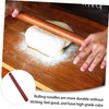Ciieeo 1pc Wooden Rolling Pin Non Stick Dumpling Roller with