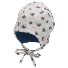 Sterntaler Boys' Beanie Hedgehog Hat, lightgrey