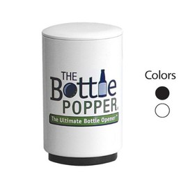 The Original Bottle Popper, Automatic Beer Bottle Opener, White