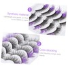 FOMIYES 5sets False Eye Lashes with Volume Beauty Eyelash Set
