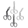 Baluue Stylish Eyebrow Tweezers 4pcs Set Curved Straight Scissors Precise