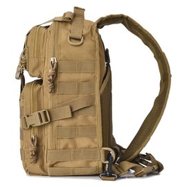 JupiterGear Tactical Military Sling Backpack 15L Shoulder Bag Molle Outdoor Daypack Backpack with Adjustable Strap