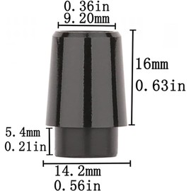 Yjemle Golf-Hülsen, kompatibel mit Eisen, 0,9 cm Spitze, Eisen, Schaft, Golfschläger-Schäfte, Hülsenadapter, 12 Stück