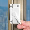 2-Piece Sliding Window Lock, Cam Sash Lock, Security Lock for