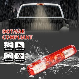 CROSSDESIGN High Mount 3rd Brake Light Compatible with 1999-2006 Chevy Silverado GMC Sierra 1500 2500 3500 & HD Models/Fit 2007 Classic Models 923-240 ‎15884341 19169016 5978318 16525205