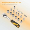 TOLSEN Tool Set Home Mechanic Tool Kit, Screwdriver,Hammer, Ratchet, Drill