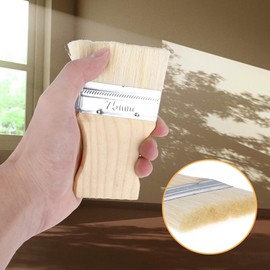 9 Pcs Big Paint Brushes Set, Large Paint Brush with Wooden Handle, Wide Paint Brush for Acrylic Oil Varnishes Watercolor, 3 Sizes Flat Paint Brushes for Artists, Students, and DIY Enthusiasts