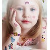 ISABELLA MOON 4 Sheets Kids Girls Princess Mermaid Temporary Tattoos