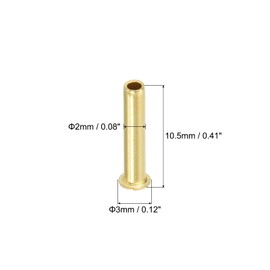 PATIKIL Brass Compression Insert for 1/8" Tube OD, 30 Pack Insert Tube Support Compression Fitting Assortment Kit for Water Oil Air Pipe