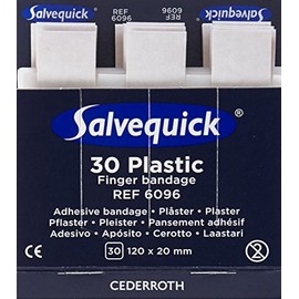Cederroth Salve Fast Non-Sterile Plastic Finger Plasters 6 x Refill Digestive Enzymes 180