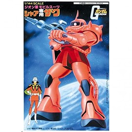 Mobile Suit Gundam Char Zaku 1/144 Scale Plastic Model