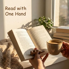 Cat Book Page Holder Set, 3 Sizes Wood Thumb Bookmarks