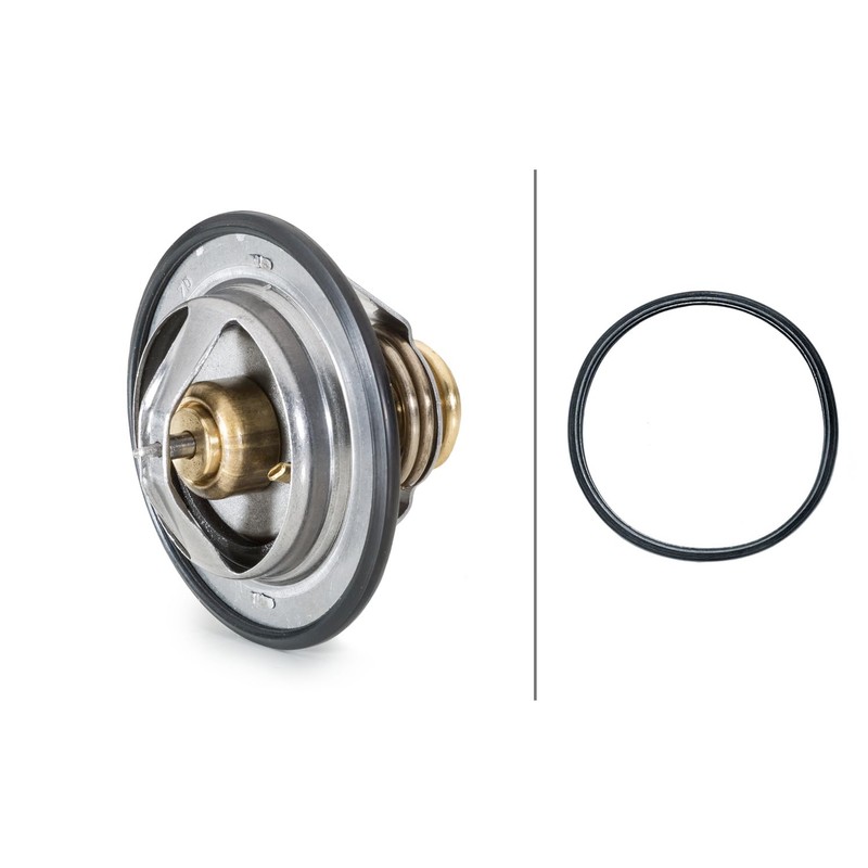 HELLA 8MT 358 083-101 Thermostat, coolant - Opening Temperature: 81°C