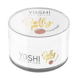 Yoshi Jelly Pro Gel Nails 50 ml - Extra Firm Manicure UV Gel - Professional Gel Nails - Builder Gel for Nails - Nail Gel UV and LED - Gel for Gel Nails - Peach