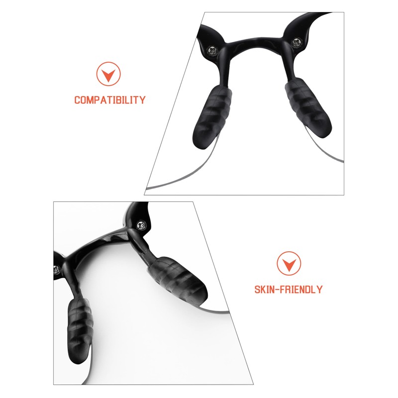 Bwake Replacement Nose Pieces Pads for Maui Jim Makaha/Sandy Beach/Ho'okipa/Kanaha/Turtle