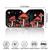 WUYOJUXA Funny Mushroom Forest Windshield Sun Shade,Romantic Mushroom Car Front