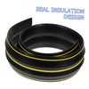 TEHAUX Garage Door Bottom Seal Strip Kit Durable Weather Stripping