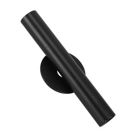 ABOOFAN Wall Mounted Metal Hanging Plant Holder Single Stem Vase for Elegant Decor No Drill Installation Black Tube for Bedroom and Bathroom Wall Decor