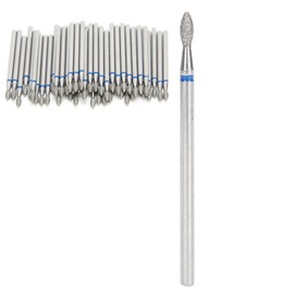 ZJchao 50Pcs Esmeril Brocas para Uñas Herramienta de Manicura, Accesorio de Repuesto Lijado Pulido Eliminación de Piel Muerta, Diámetro de Vástago de 2,35 MM (M-2,3 mm)