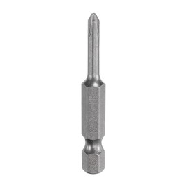 HARFINGTON #1 Phillips Screwdriver Bit PH1 1/4" Hex Shank 2" (50mm) Long Magnetic S2 Steel Industrial Grade Screw Driver Bit Cross Head Electric Drill Bits 0.138" (3.5mm) Rod