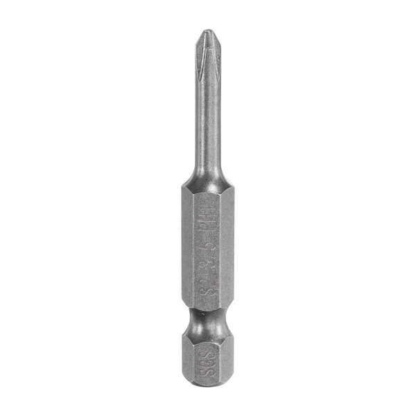 HARFINGTON #1 Phillips Screwdriver Bit PH1 1/4" Hex Shank 2"