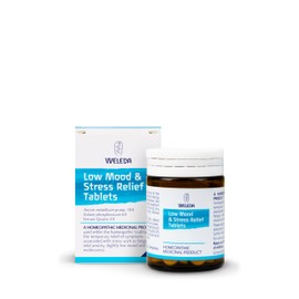 Weleda Low Mood & Stress Relief Tablets, Mild Symptons associated with Stress, Homeopathic Medicinal product, Vegan, 80 Tablets