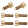 50Pcs Cap Hex Socket Screw Copper Fastener Hardware Tools Industrial