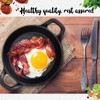 Ziliny Mini Cast Iron Skillets 6.3 x 6.3 x 1.5