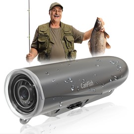 CanFish Fishing CamX Fishing Finders Camera, Lure Action Camera HD 1080P &136°Ultra-Wide-Angle,656FT ROV Waterproof/Motion Sensing/Segmented Intelligent Recording/Wireless Charge/App Compatible