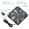 Rowiz 2pcs DC 5V 120mm (12cm) Case Fan with Protective